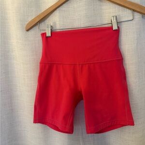 Hot Pink Lululemon high rise spandex